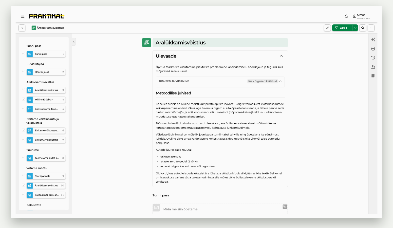 praktikal.app – terve tund on ühes kohas